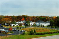Complex entrance on North Milwaukee Avenue
